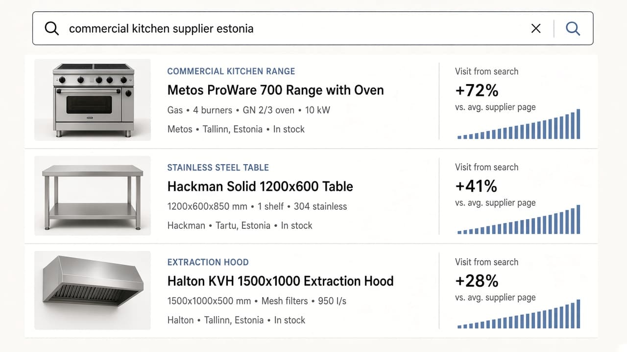 Found for the query the chef actually types